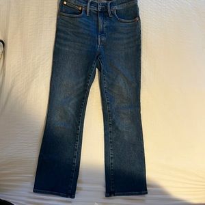 Madewell Cali Demi-Boot Jeans Size 27